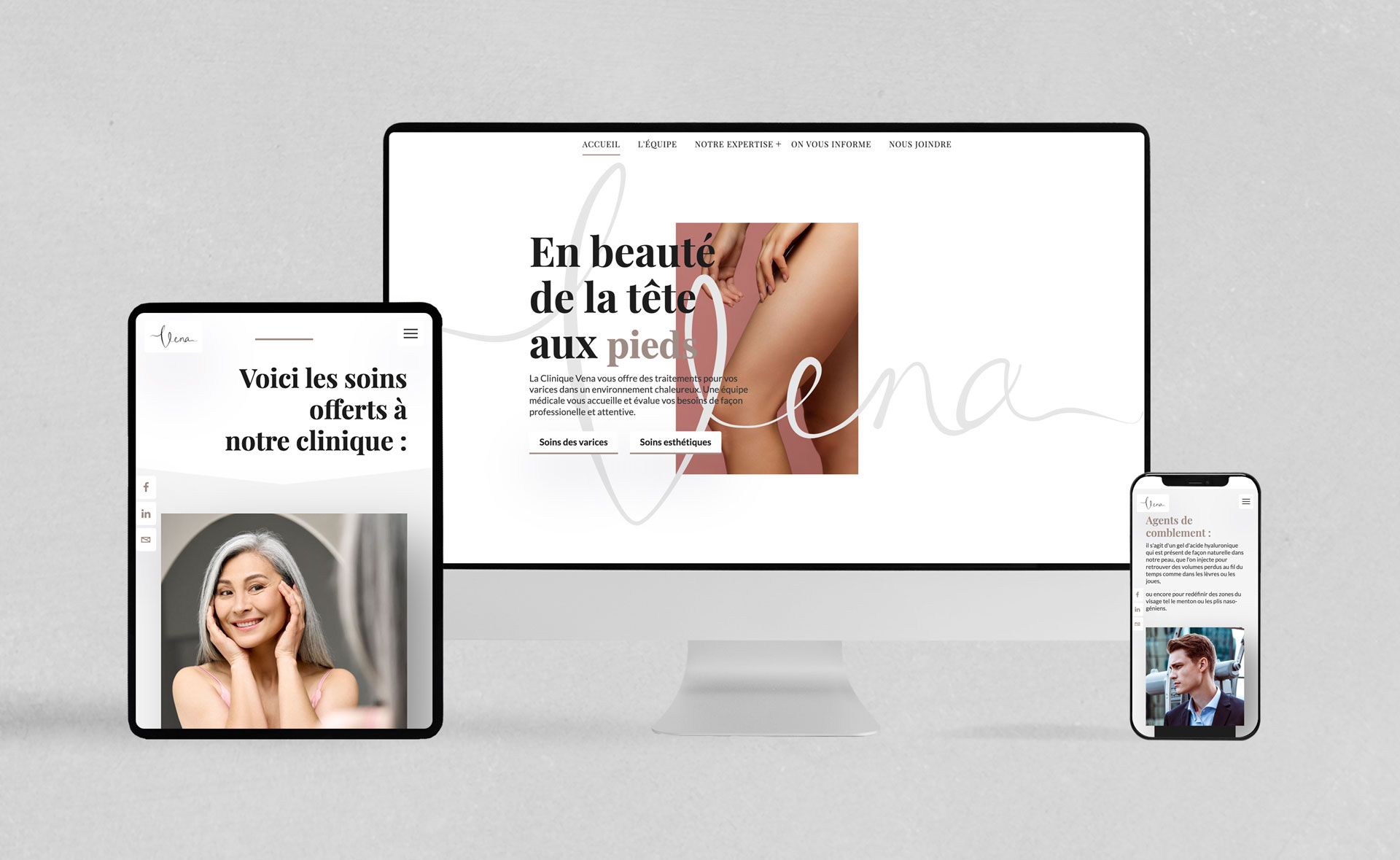 clinique vena site web